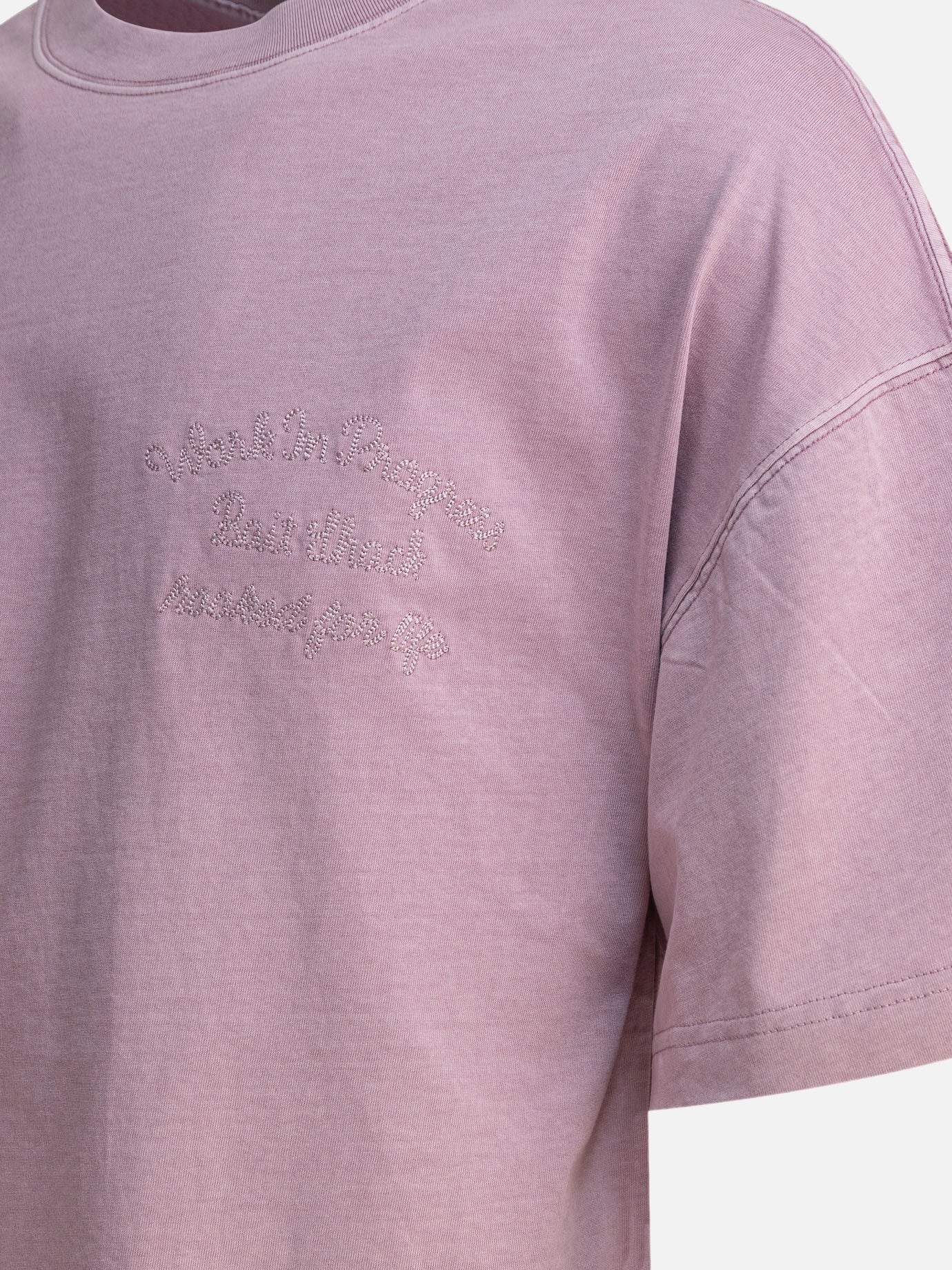 Crewneck t-shirts Solid colour Pink - Carhartt WIP Men | PDP | VIETTI Online Store | Zoom-Modal_4