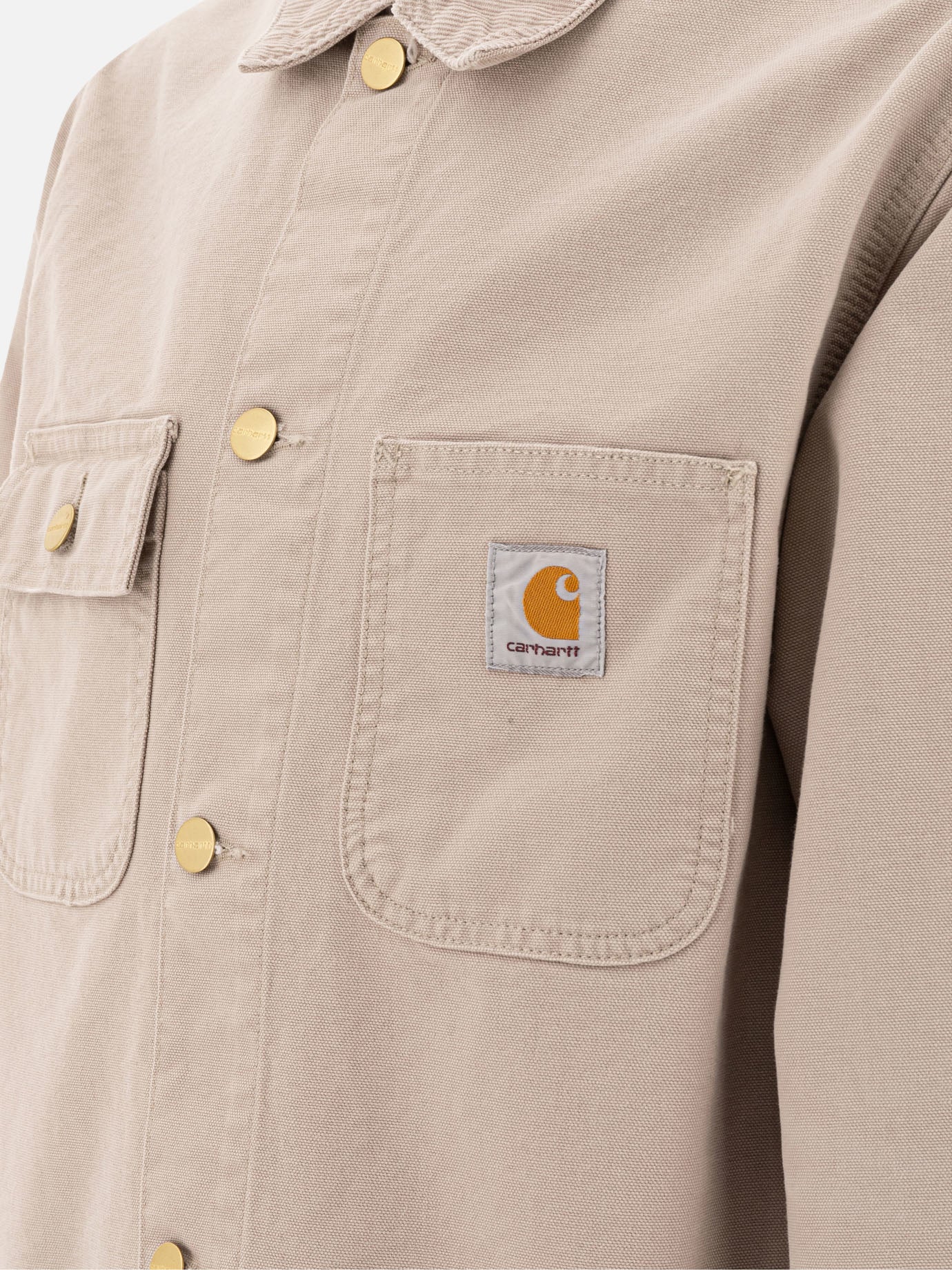 Denim jackets Logo Beige - Carhartt WIP Men | PDP | VIETTI Online Store | Zoom-Modal_4
