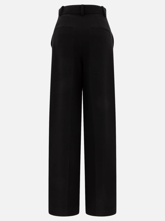 Tailored trousers Solid colour Black - Khaite Women | PLP | VIETTI Online Store | 2