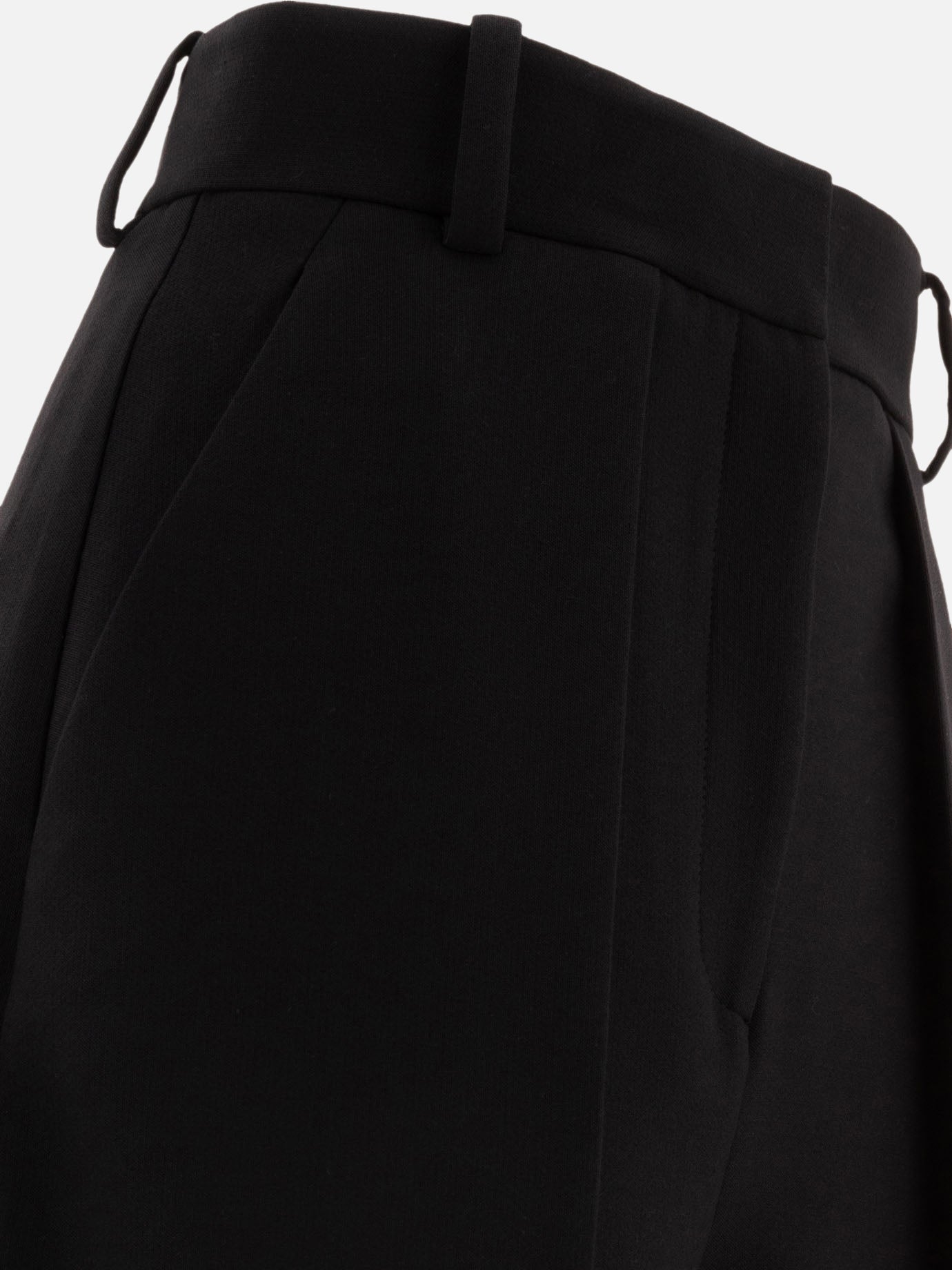 Tailored trousers Solid colour Black - Khaite Women | PDP | VIETTI Online Store | Zoom-Modal_4