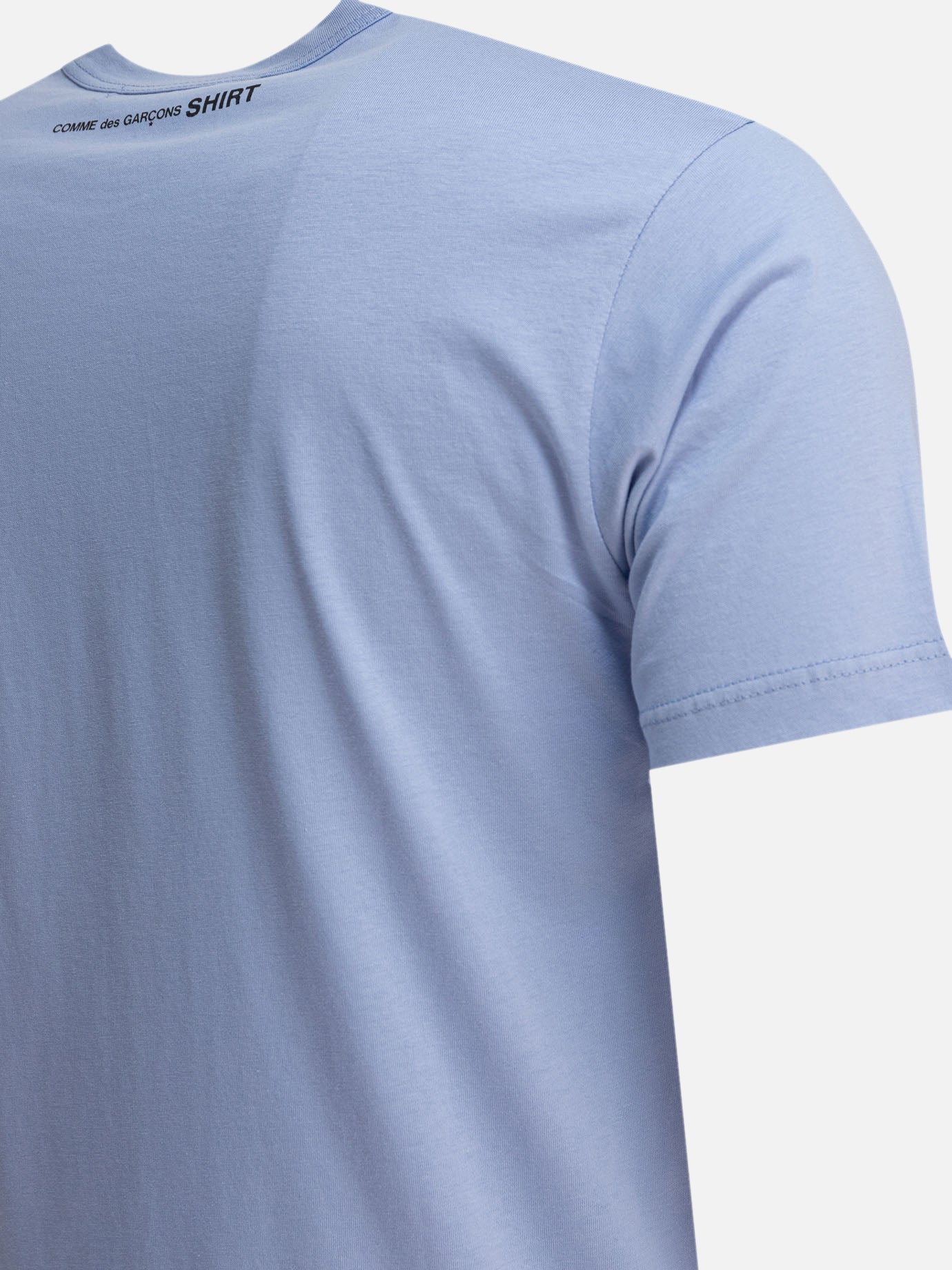 Crewneck t-shirts Solid colour Light blue - Comme Des Garçons Shirt Men | PDP | VIETTI Online Store | Zoom-Modal_4