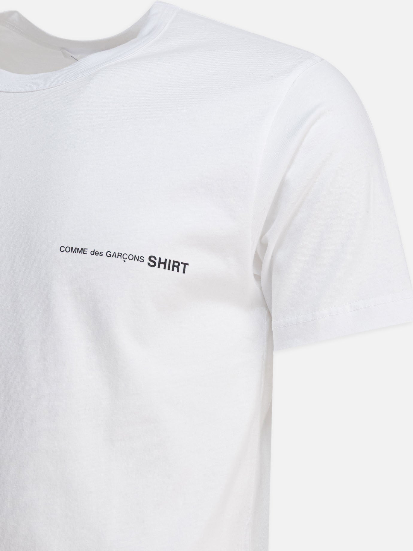 Crewneck t-shirts Logo White - Comme Des Garçons Shirt Men | PDP | VIETTI Online Store | Zoom-Modal_4