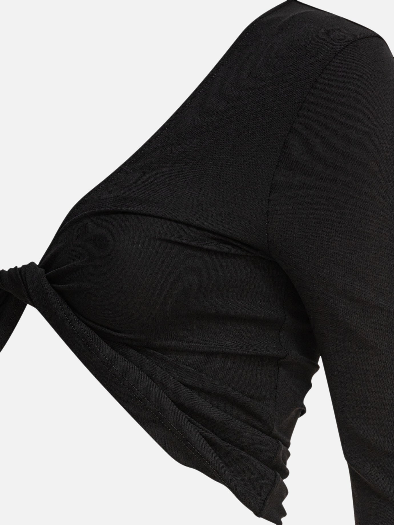 Crop tops Solid colour Black - Courrèges Women | PDP | VIETTI Online Store | Zoom-Modal_4