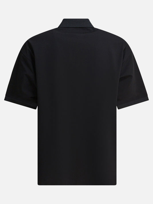 Polo con bottoni Solid colour Nero - Daiwa Pier 39 Uomo | PLP | VIETTI Online Store | 2