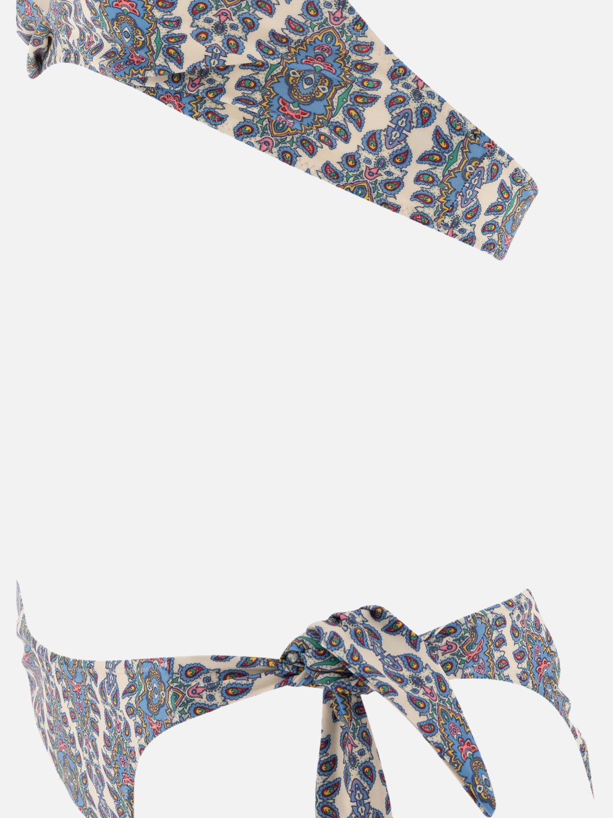 Etro Bikini with paisley print Blue