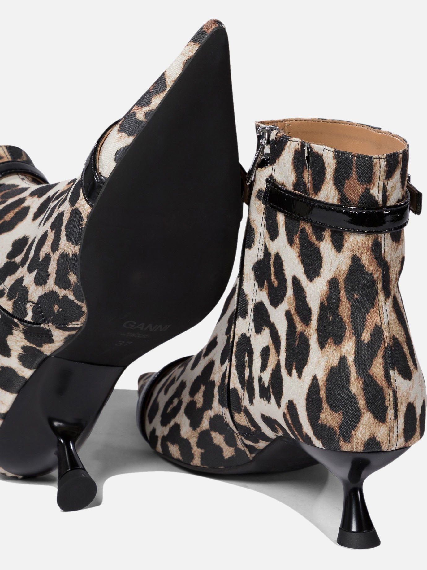 Pull-on boots 70% recycled polyester 30% polyester Brown - Ganni Women | PDP | VIETTI Online Store | Zoom-Modal_5