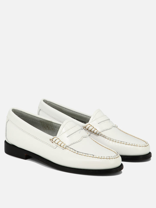 Loafers 100% leather - 80% leather 20% rubber White - G.H. Bass & Co. Women | PLP | VIETTI Online Store | 2