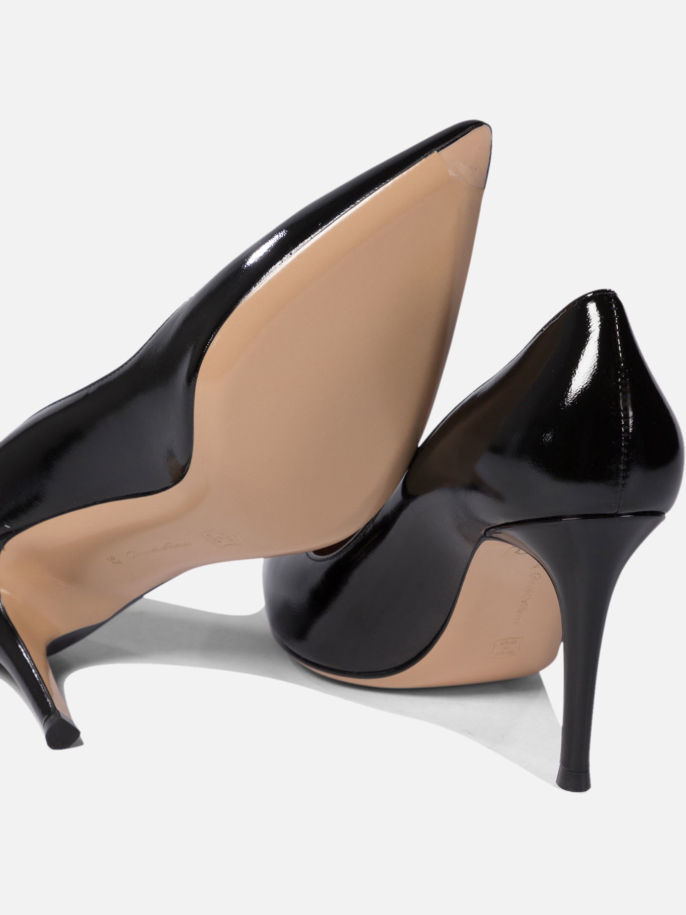 Décolleté 100% patent leather - 100% leather Nero - Gianvito Rossi Donna | PDP | VIETTI Online Store | Zoom-Modal_5