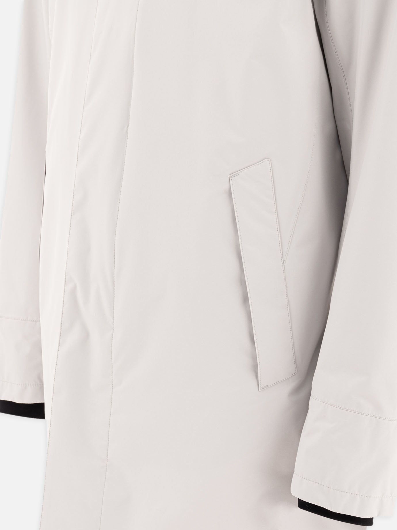 Raincoats & Trench coats Solid colour Grey - Herno Men | PDP | VIETTI Online Store | Zoom-Modal_4
