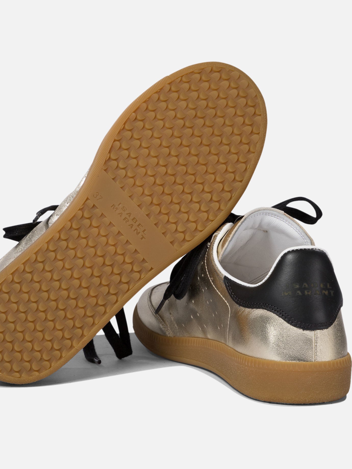 Low top sneakers 100% leather - 100% rubber Gold - Isabel Marant Women | PDP | VIETTI Online Store | Zoom-Modal_5