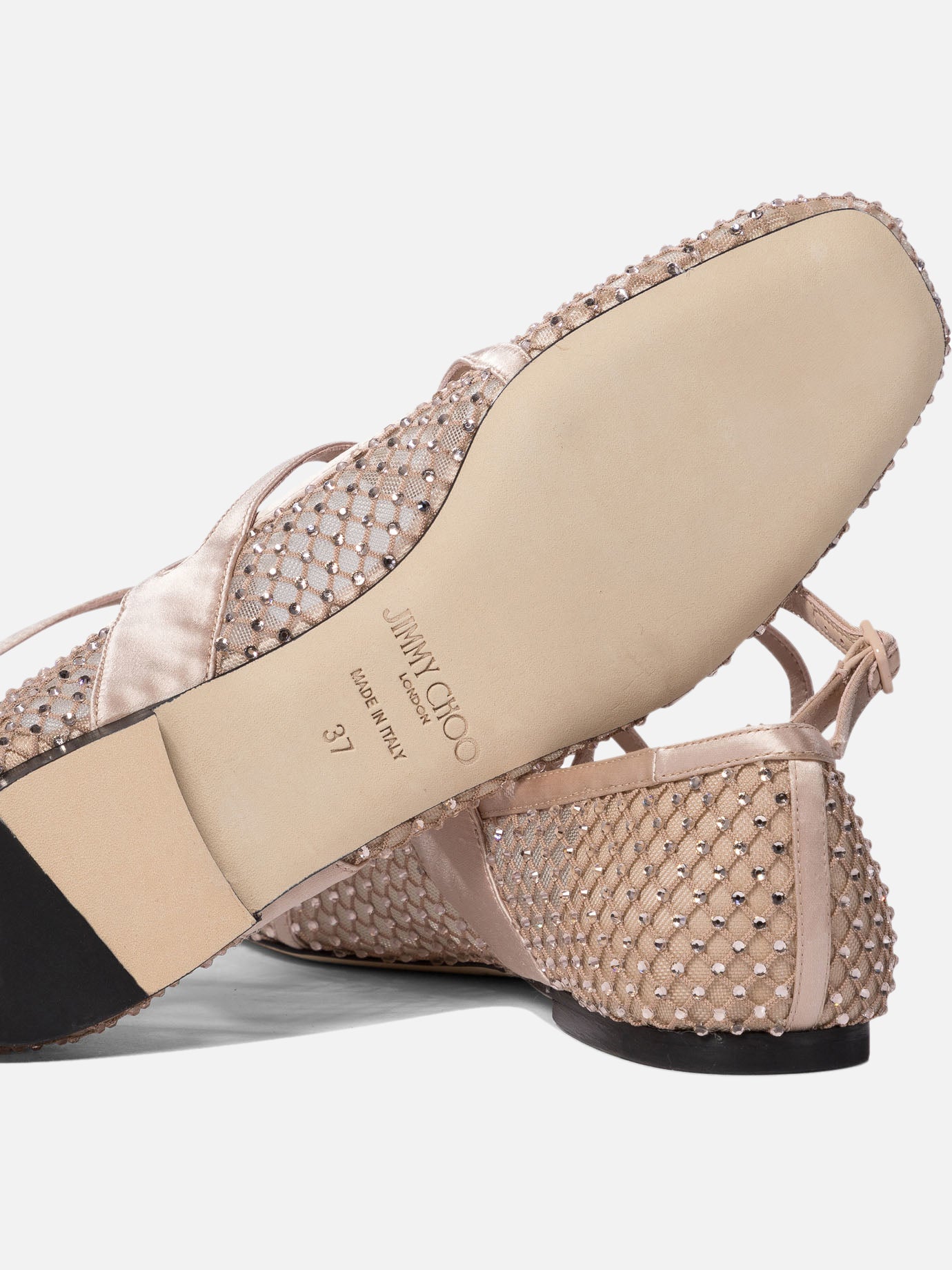 Ballerine classiche 80% polyamide 20% leather - 95% leather 5% rubber Rosa - Jimmy Choo Donna | PDP | VIETTI Online Store | Zoom-Modal_5