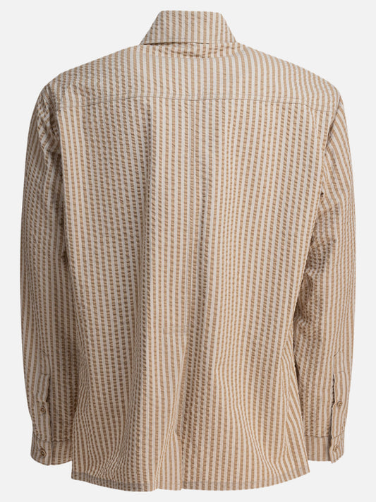 Overshirt jackets Striped Beige - Kaptain Sunshine Men | PLP | VIETTI Online Store | 2