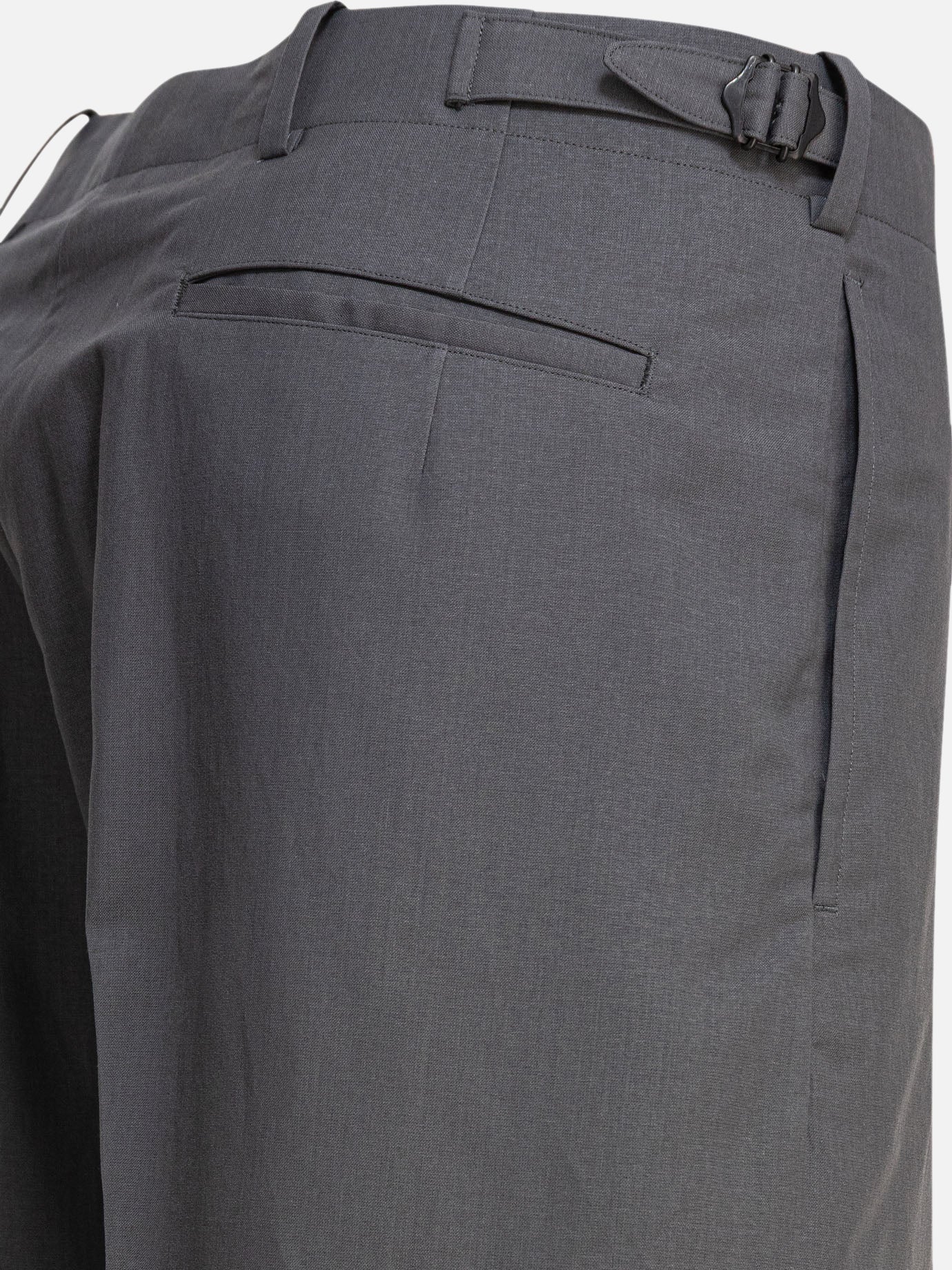 Tailored trousers Solid colour Grey - Kaptain Sunshine Men | PDP | VIETTI Online Store | Zoom-Modal_4