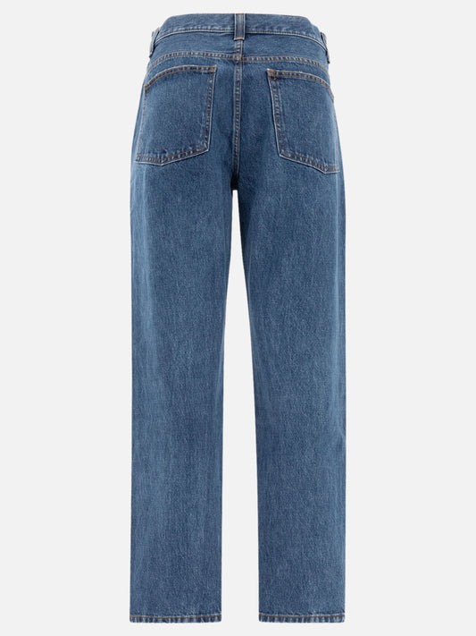 Straight-leg jeans Solid colour Blue - Khaite Women | PLP | VIETTI Online Store | 2
