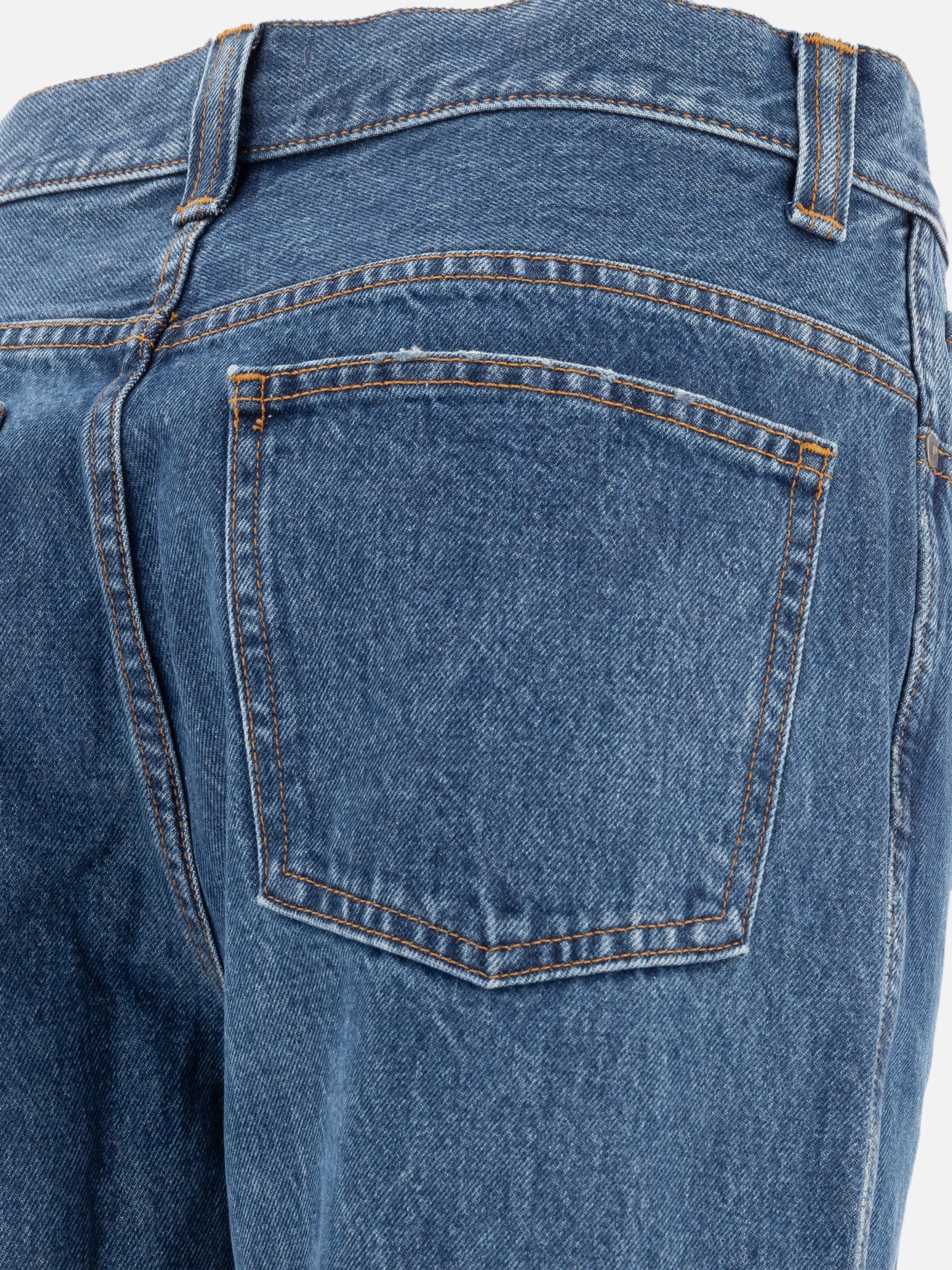 Straight-leg jeans Solid colour Blue - Khaite Women | PDP | VIETTI Online Store | Zoom-Modal_4
