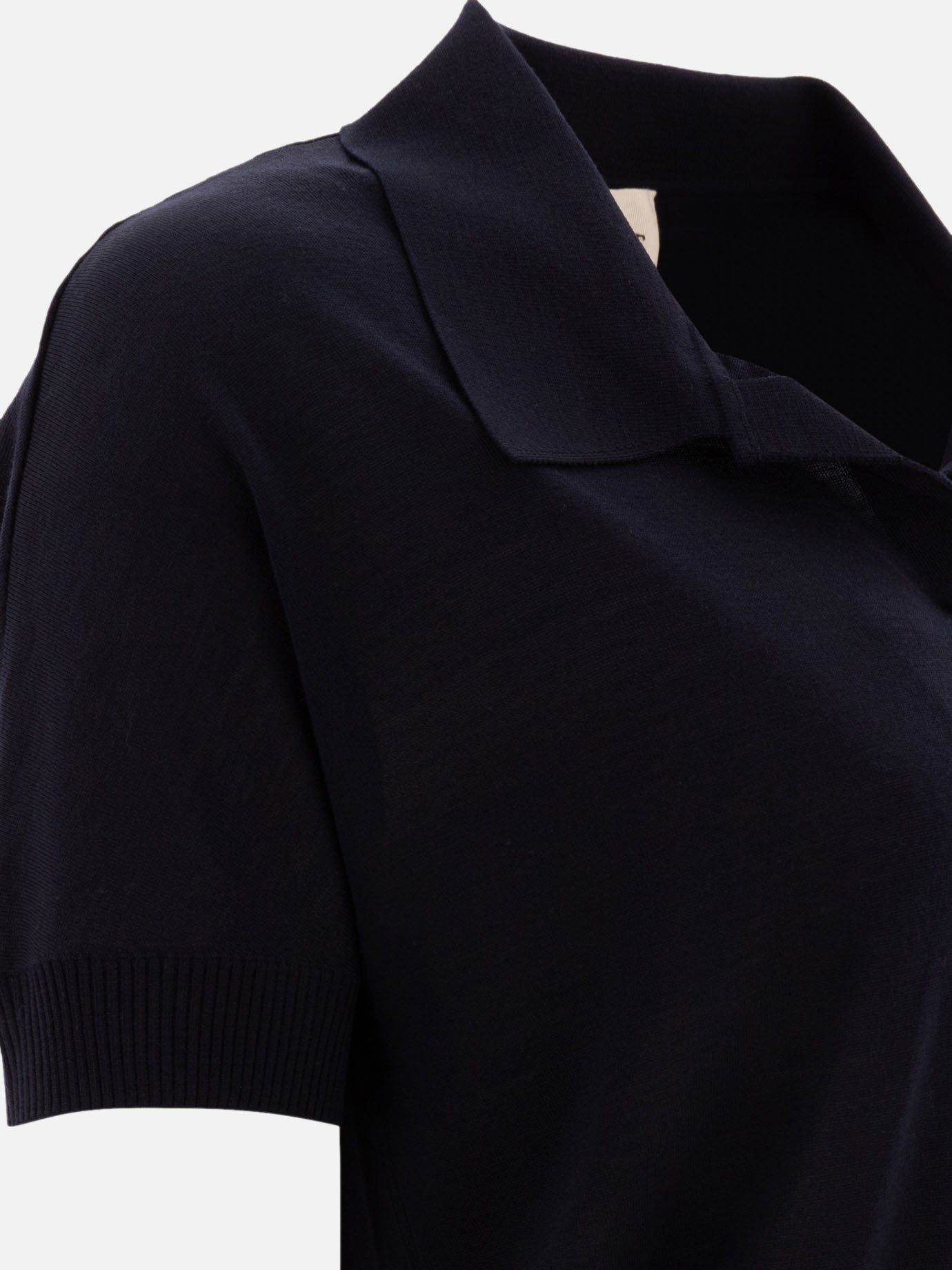 Polo shirts without buttons Solid colour Blue - Khaite Women | PDP | VIETTI Online Store | Zoom-Modal_4