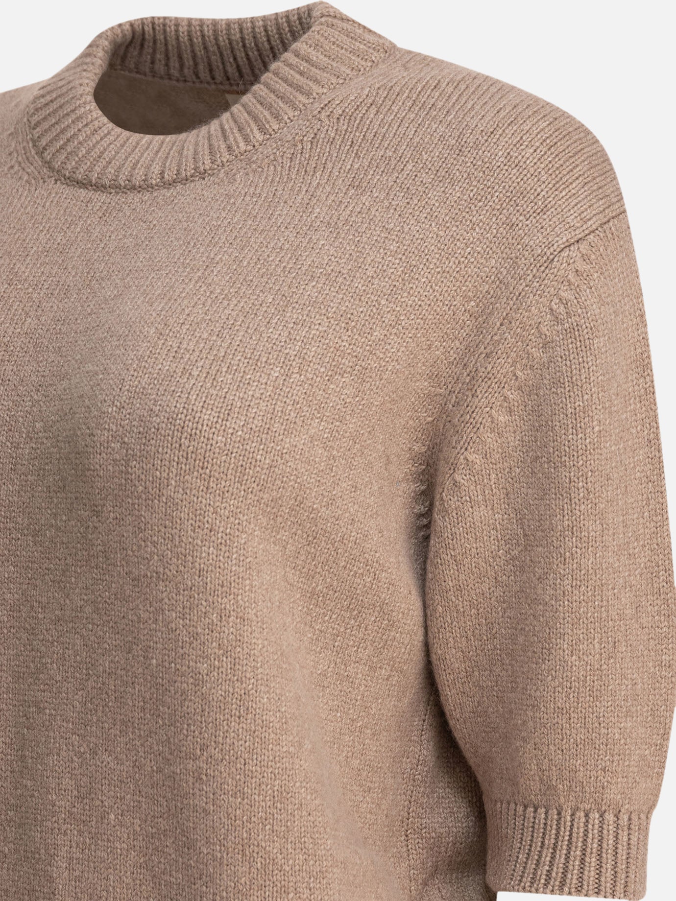 Crewneck sweaters Solid colour Beige - Khaite Women | PDP | VIETTI Online Store | Zoom-Modal_4