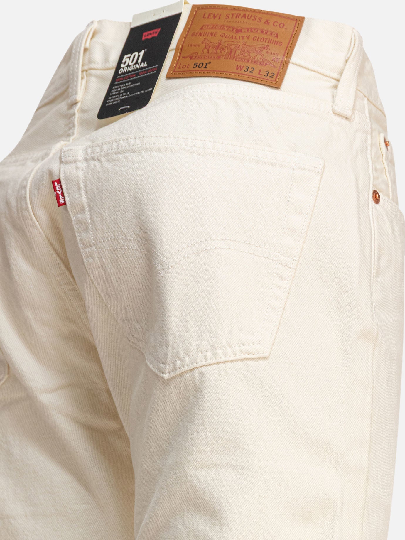 Straight-leg jeans Solid colour Beige - Levi's Men | PDP | VIETTI Online Store | Zoom-Modal_4