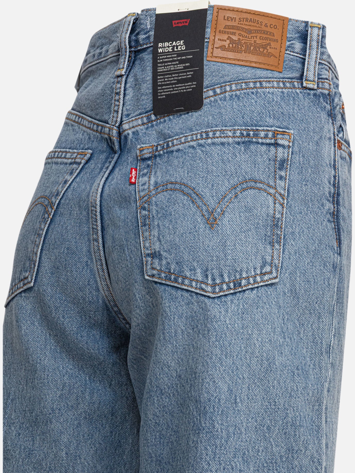 Wide-leg jeans Solid colour Blue - Levi's Women | PDP | VIETTI Online Store | Zoom-Modal_4