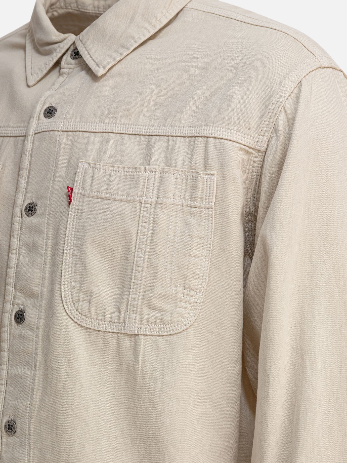 Casual shirts Solid colour Beige - Levi's Men | PDP | VIETTI Online Store | Zoom-Modal_4