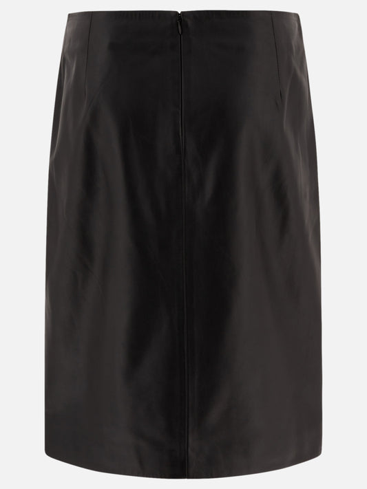 Gonne midi Solid colour Nero - Loulou Studio Donna | PLP | VIETTI Online Store | 2