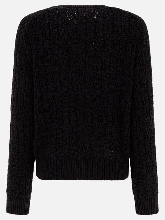 Cardigans Textured knit Black - Loulou Studio Women | PLP | VIETTI Online Store | 2