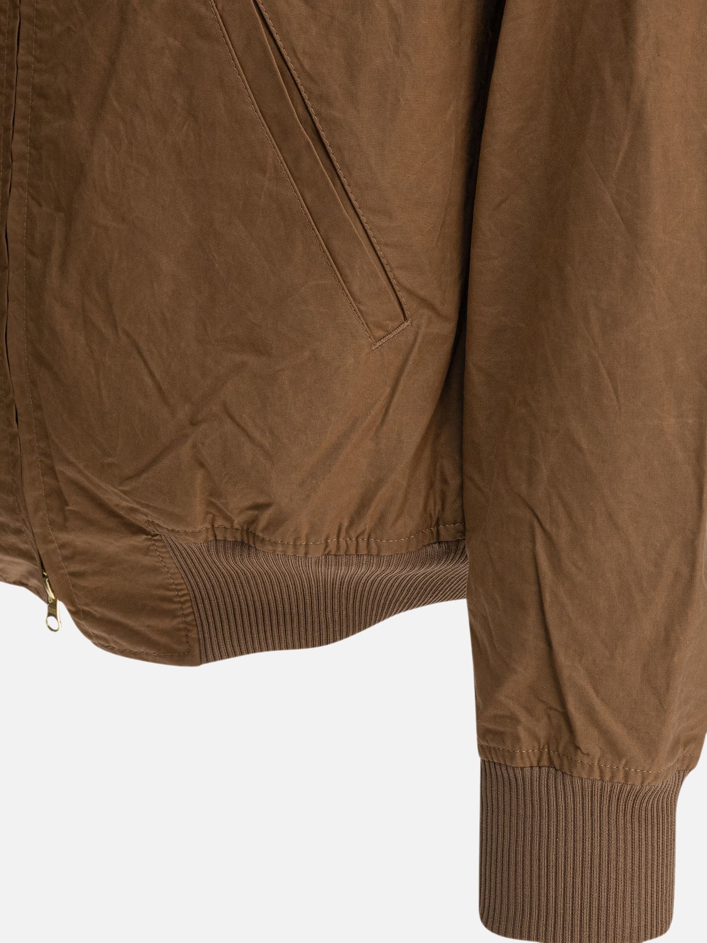 Bomber Solid colour Marrone - Manifattura Ceccarelli Uomo | PDP | VIETTI Online Store | Zoom-Modal_4