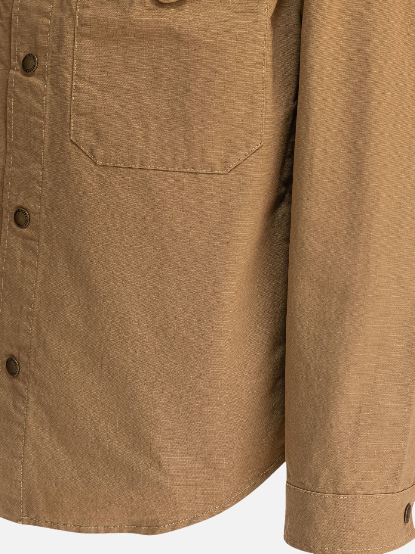 Giacche overshirt Solid colour Marrone - Manifattura Ceccarelli Uomo | PDP | VIETTI Online Store | Zoom-Modal_4