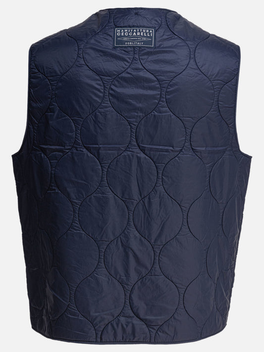 Giacche smanicate Solid colour Blu - Manifattura Ceccarelli Uomo | PLP | VIETTI Online Store | 2