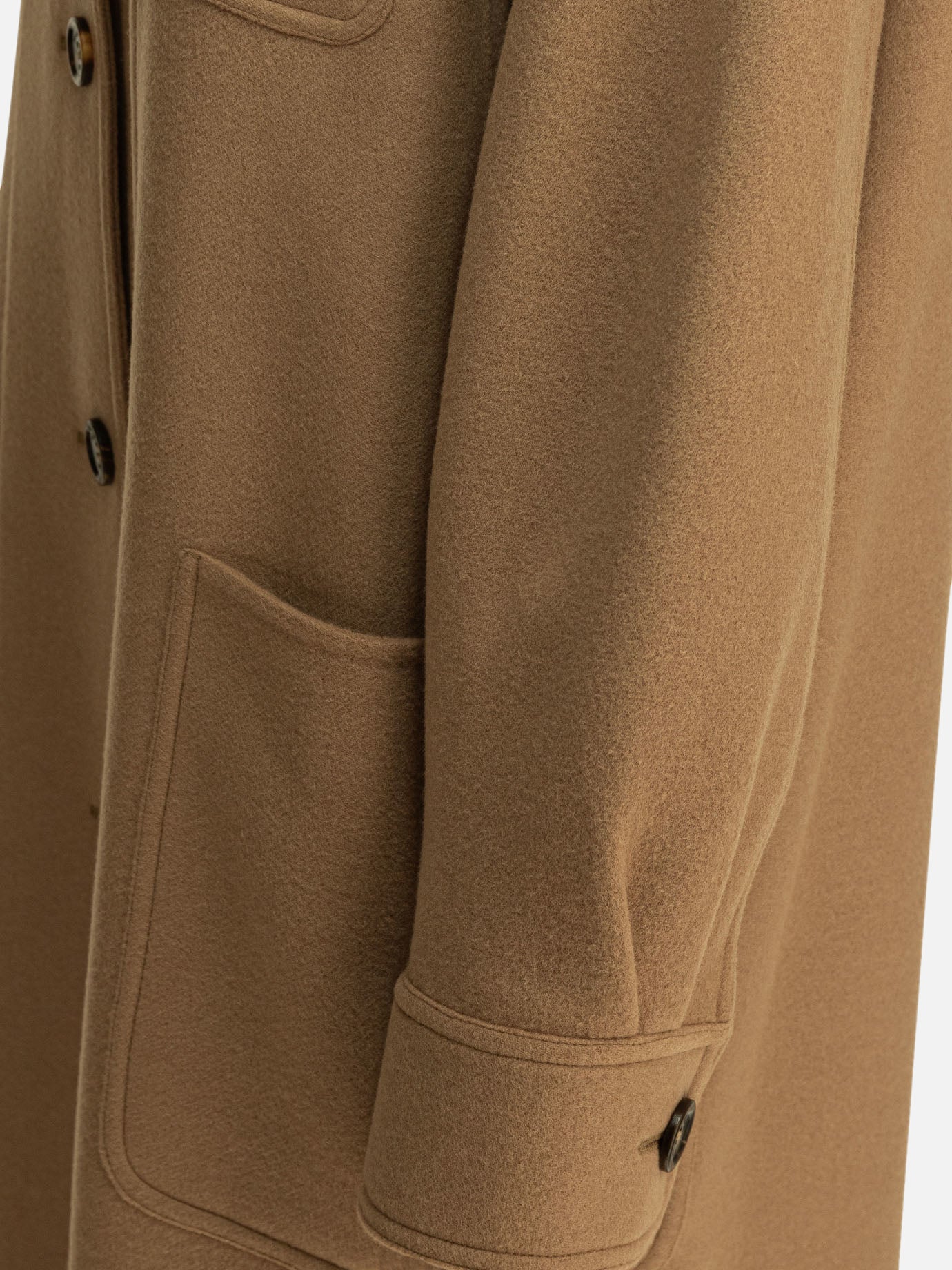 Long coats Solid colour Brown - Max Mara Women | PDP | VIETTI Online Store | Zoom-Modal_4