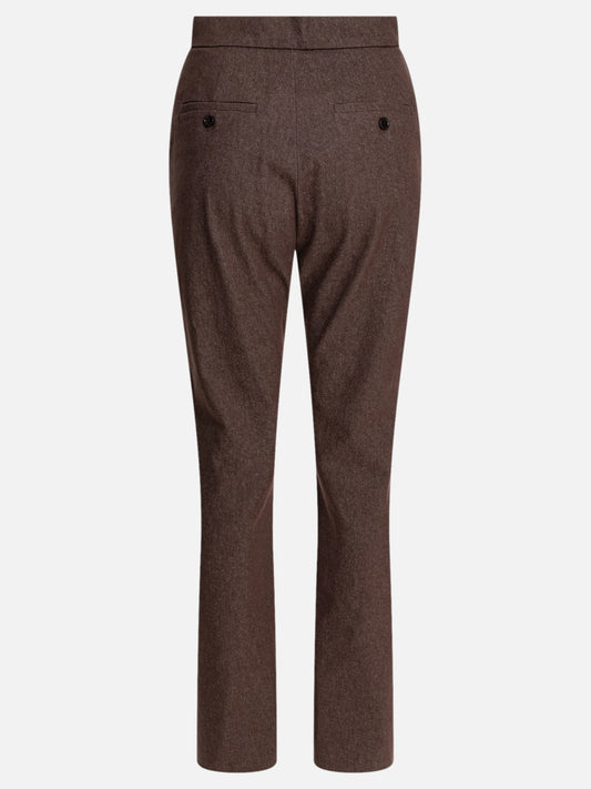 Leisure trousers Solid colour Brown - Max Mara Women | PLP | VIETTI Online Store | 2