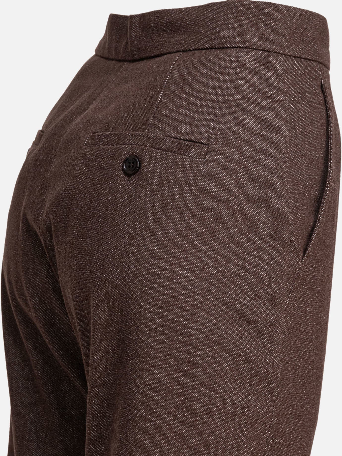 Pantaloni casual Solid colour Marrone - Max Mara Donna | PDP | VIETTI Online Store | Zoom-Modal_4
