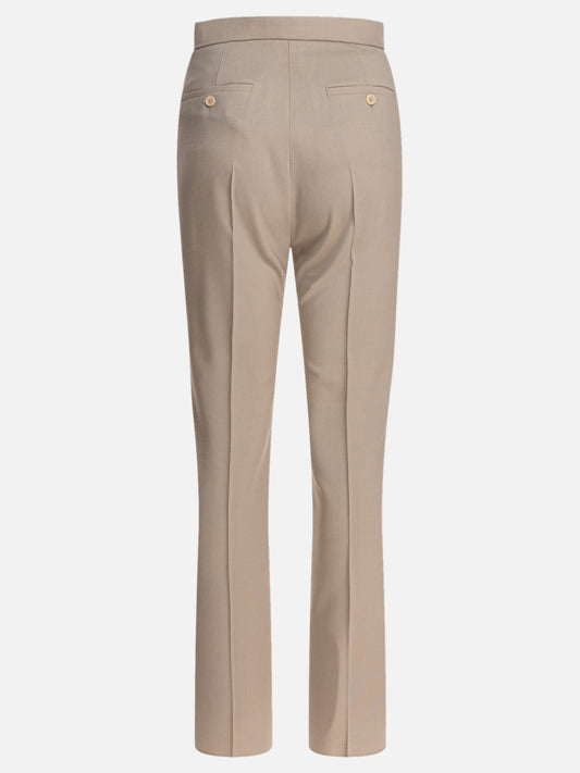 Tailored trousers Solid colour Beige - Max Mara Women | PLP | VIETTI Online Store | 2