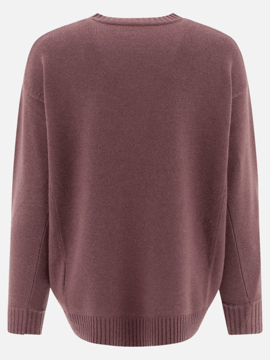 Crewneck sweaters Solid colour Purple - Max Mara Women | PLP | VIETTI Online Store | 2