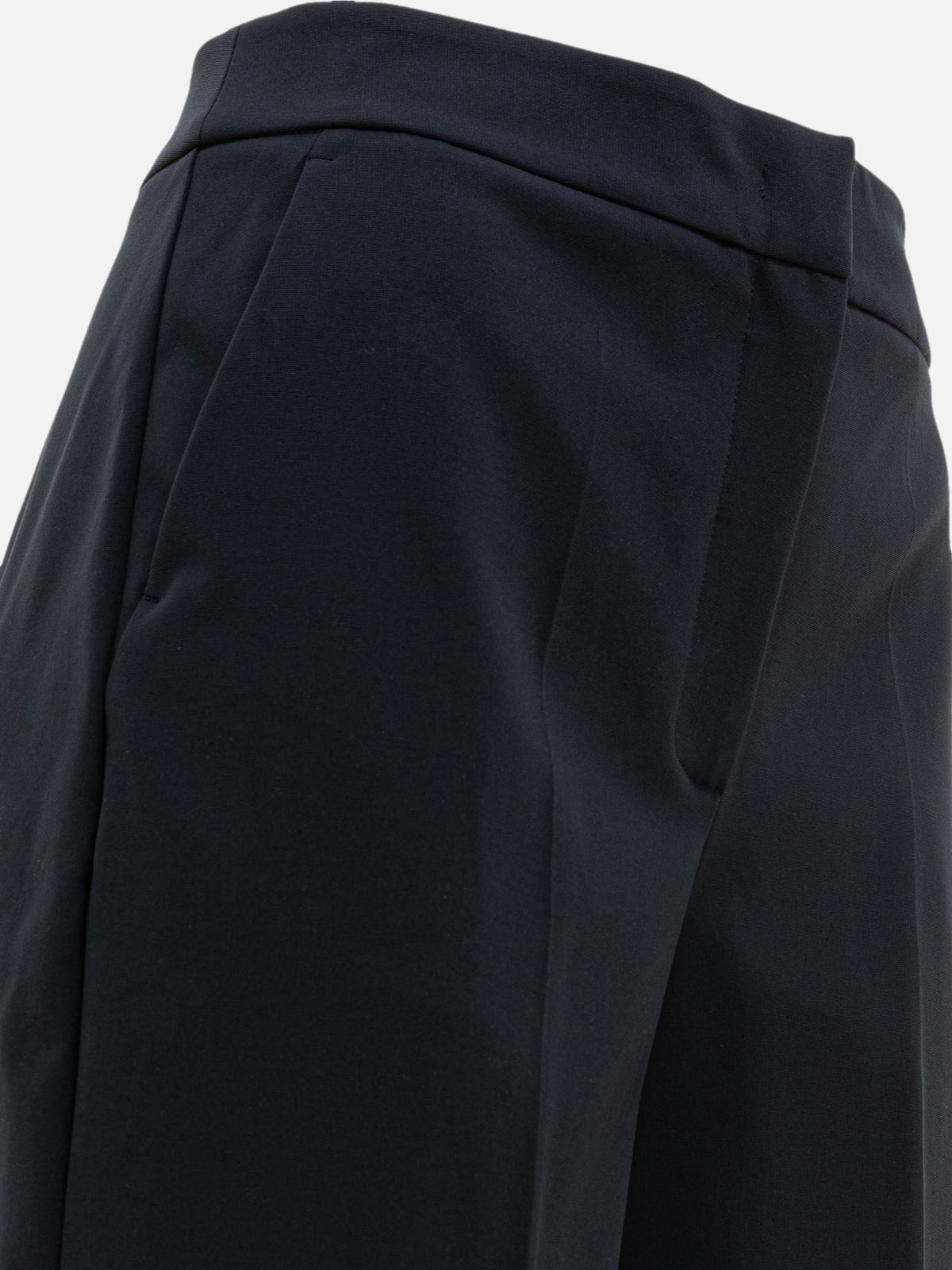 Max Mara Straight-leg trousers Black