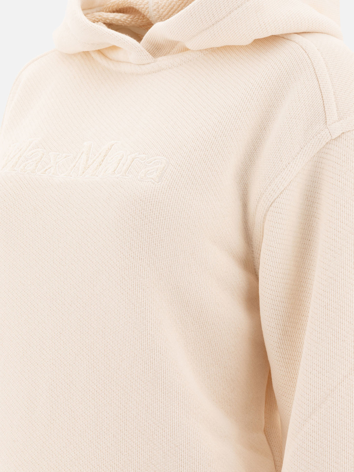 Max Mara Hoodie with embroidered logo White