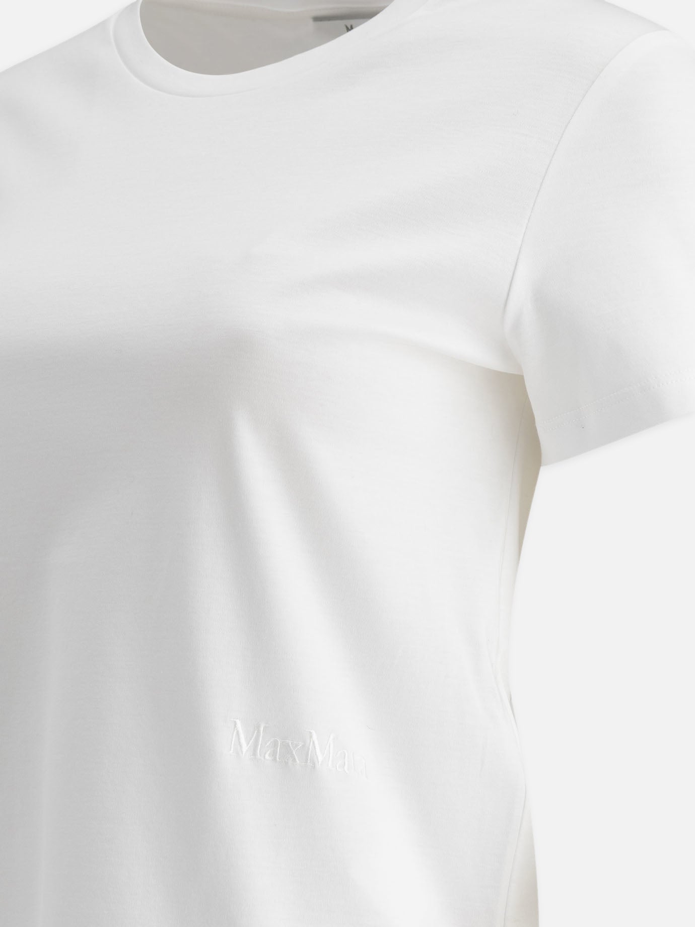 Crewneck t-shirts Solid colour White - Max Mara Women | PDP | VIETTI Online Store | Zoom-Modal_4