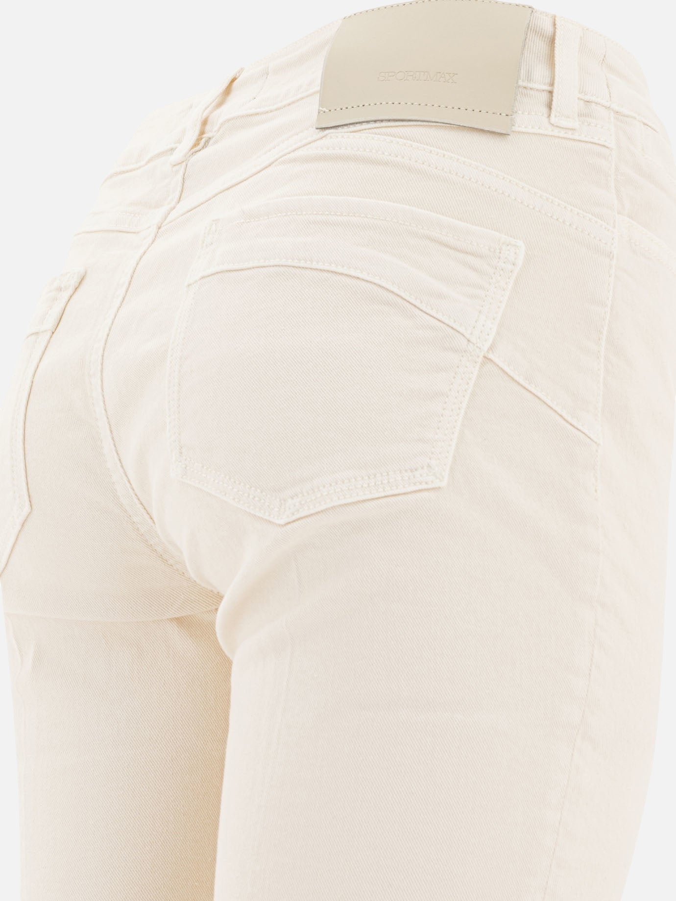 Straight-leg jeans Solid colour White - Max Mara Sportmax Women | PDP | VIETTI Online Store | Zoom-Modal_4