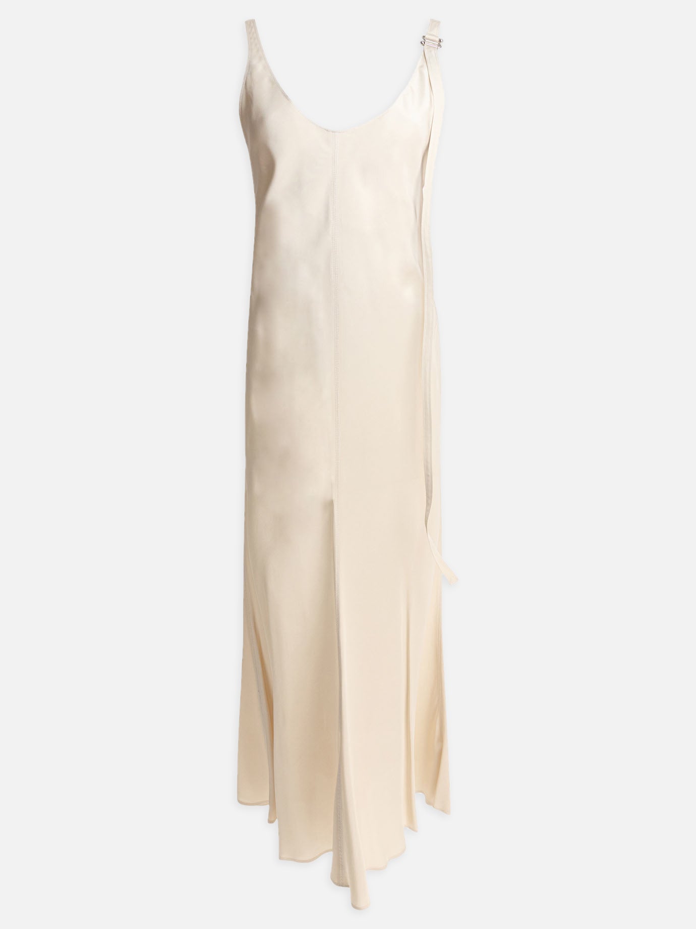 Max Mara Sportmax Long flared dress Beige - Women | VIETTI Online Store Max Mara Sportmax Long flared dress Beige - Women | VIETTI Online Store
