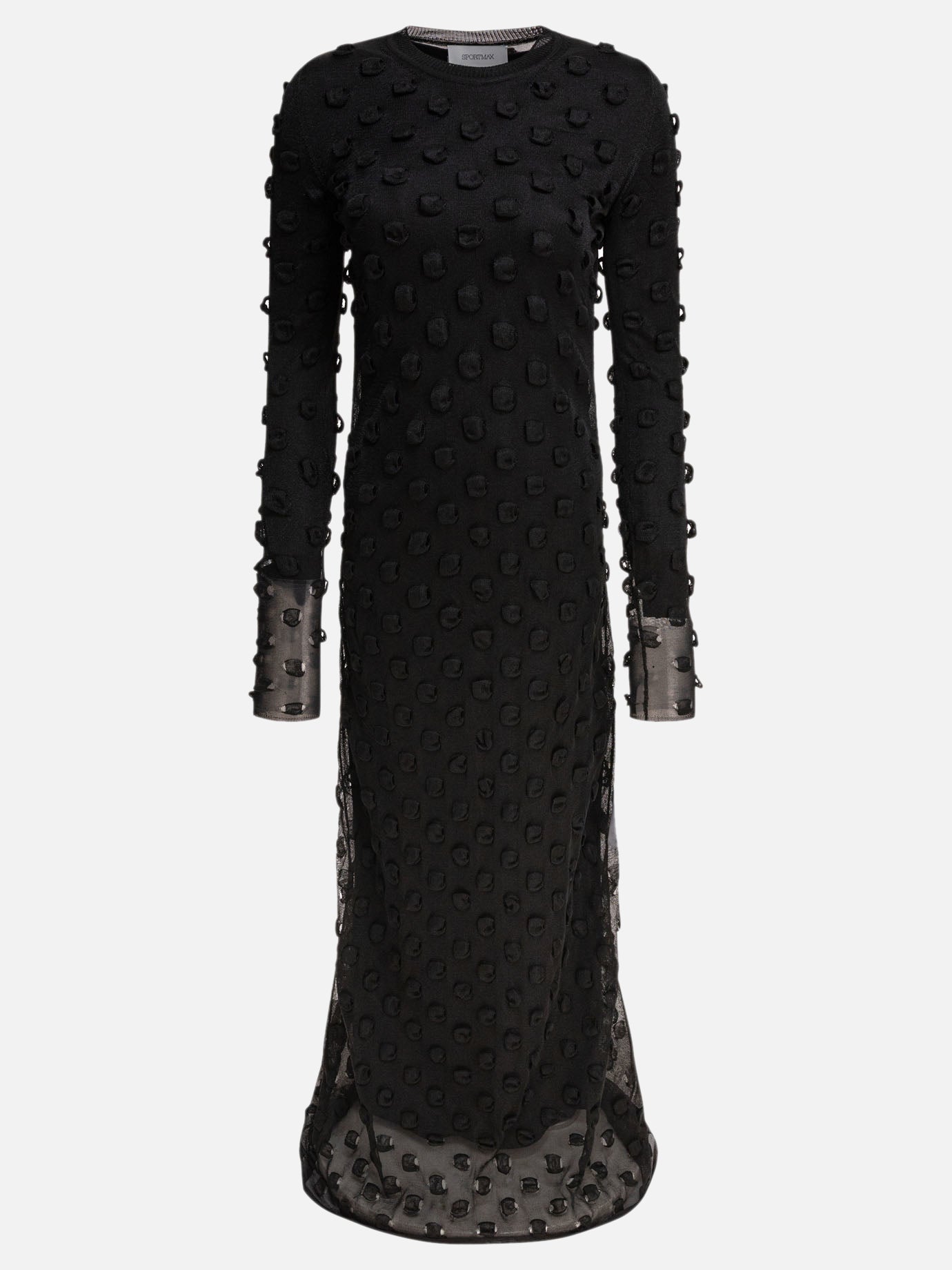 Max Mara Sportmax Long flared dress Black - Women