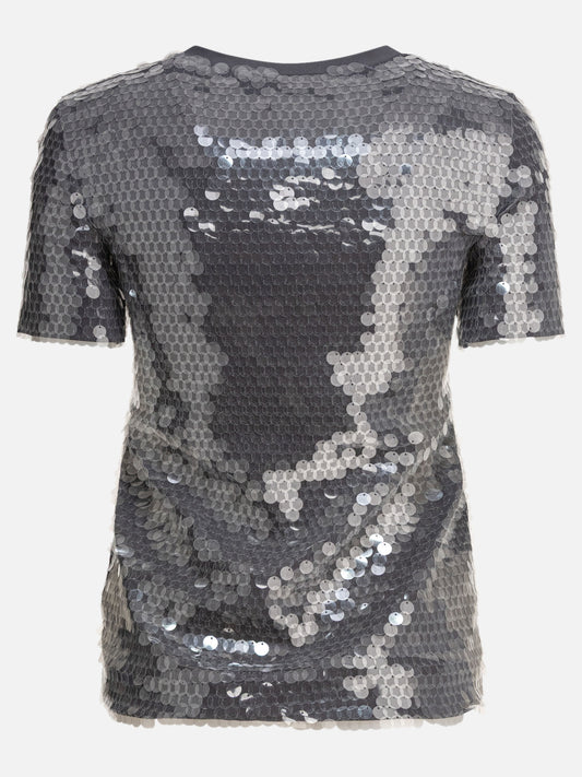 Crewneck t-shirts Solid colour Grey - Max Mara Sportmax Women | PLP | VIETTI Online Store | 2