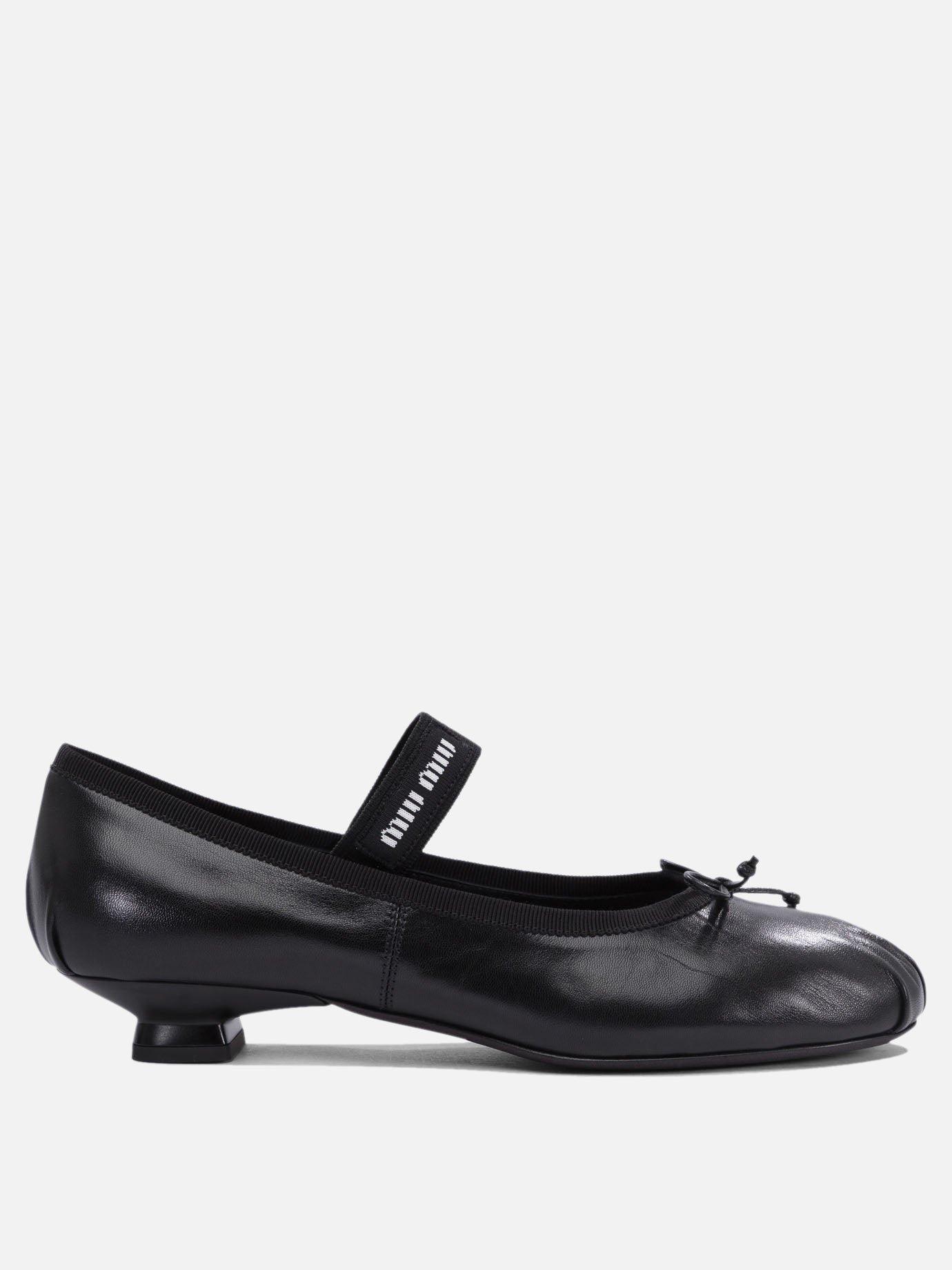 フラットシューズ MiuMiu Sabot ballet flats Wholesale Luxury Bow Silk Round Toe Ballet Flat Mary Jane