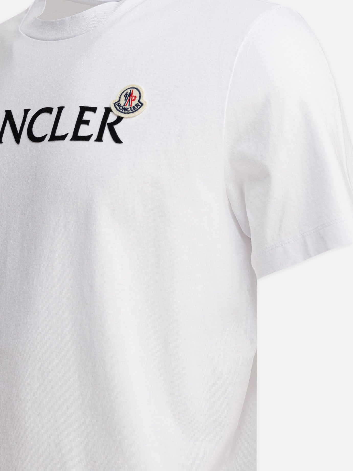 Crewneck t-shirts Logo White - Moncler Men | PDP | VIETTI Online Store | Zoom-Modal_4
