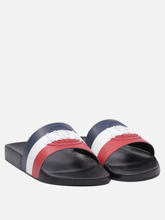 Slides 100% elastodiene - 100%elastodiene Blue - Moncler Men | PLP | VIETTI Online Store | 2