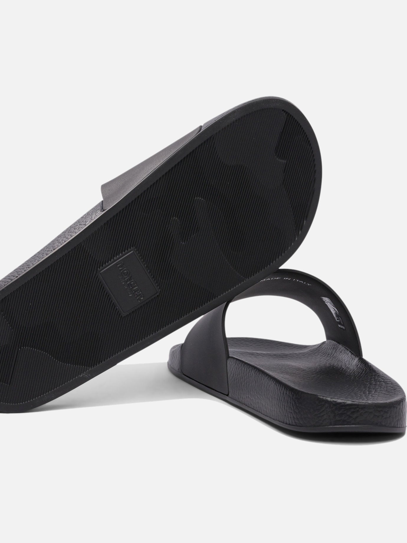 Slides 100% elastodiene - 100%elastodiene Black - Moncler Men | PDP | VIETTI Online Store | Zoom-Modal_5