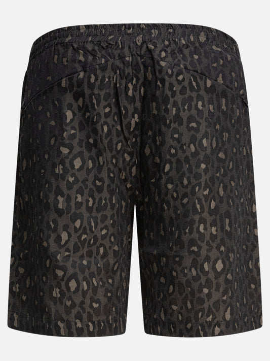 Drawstring shorts Animal print Brown - Needles Men | PLP | VIETTI Online Store | 2