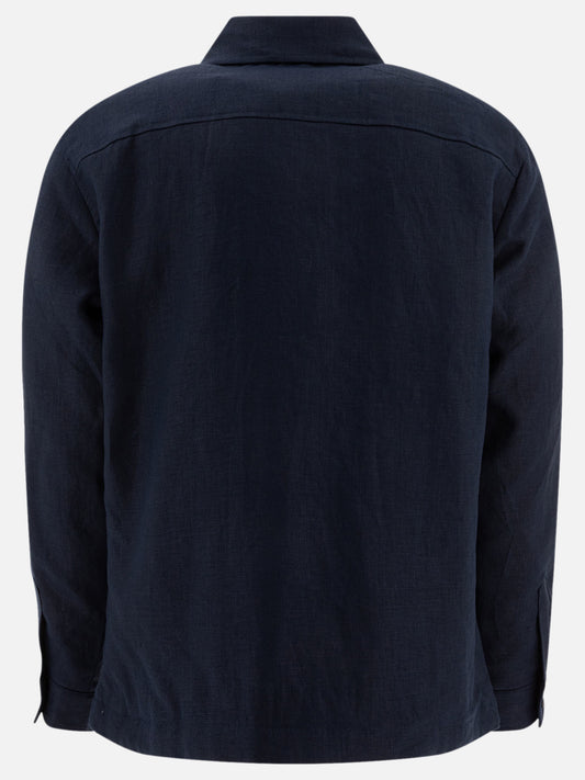Overshirt jackets Solid colour Blue - NN.07 Men | PLP | VIETTI Online Store | 2