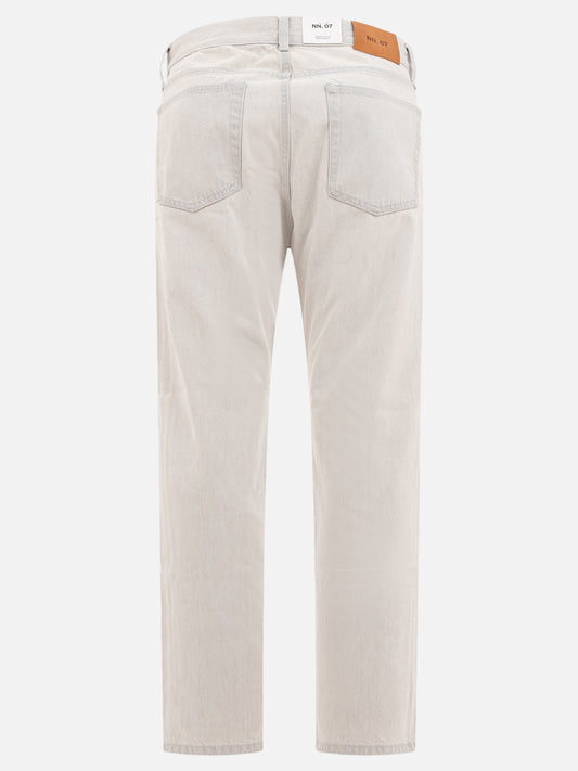 Jeans a gamba dritta Solid colour Grigio - NN.07 Uomo | PLP | VIETTI Online Store | 2