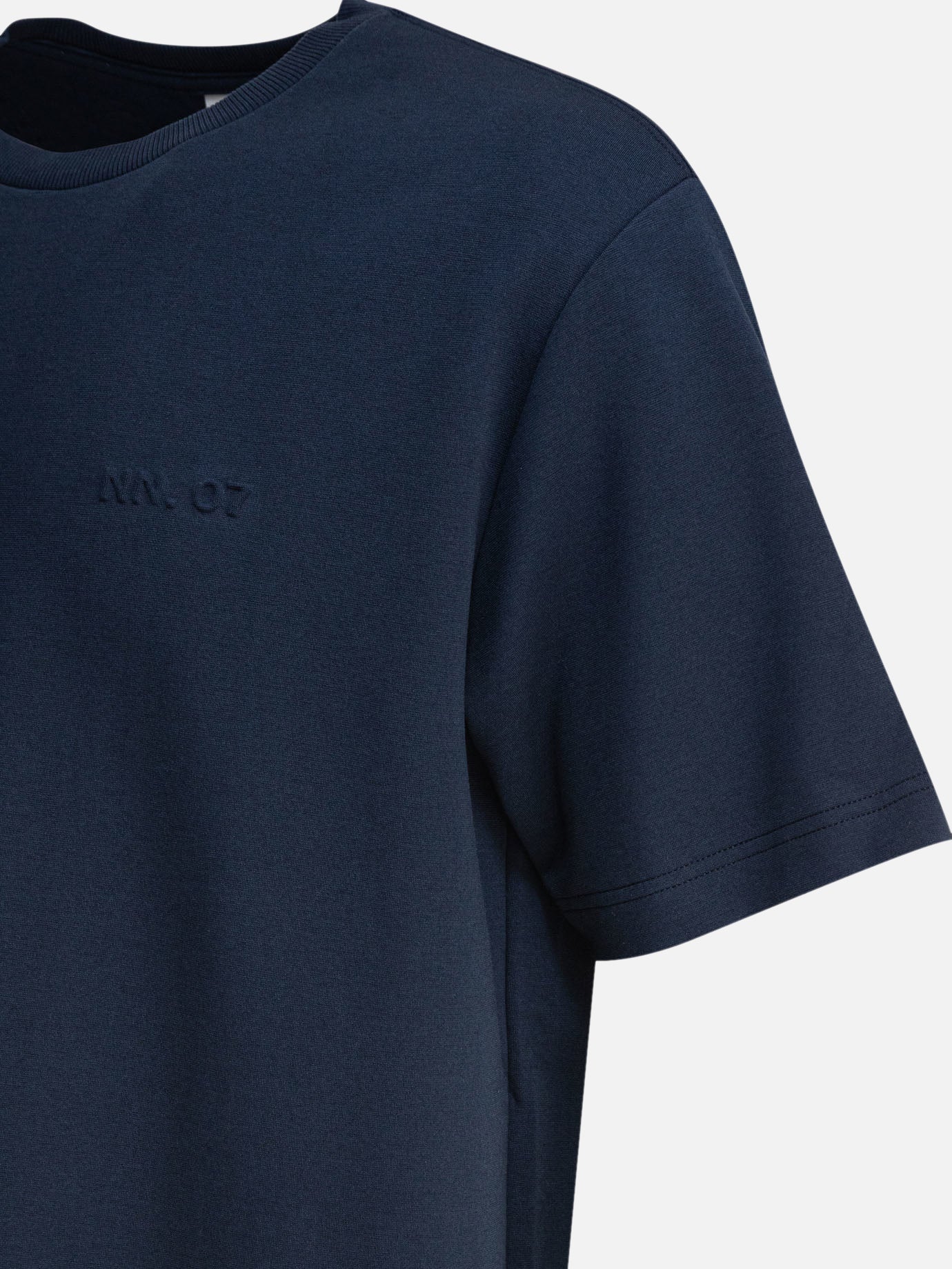 Crewneck t-shirts Solid colour Blue - NN.07 Men | PDP | VIETTI Online Store | Zoom-Modal_4