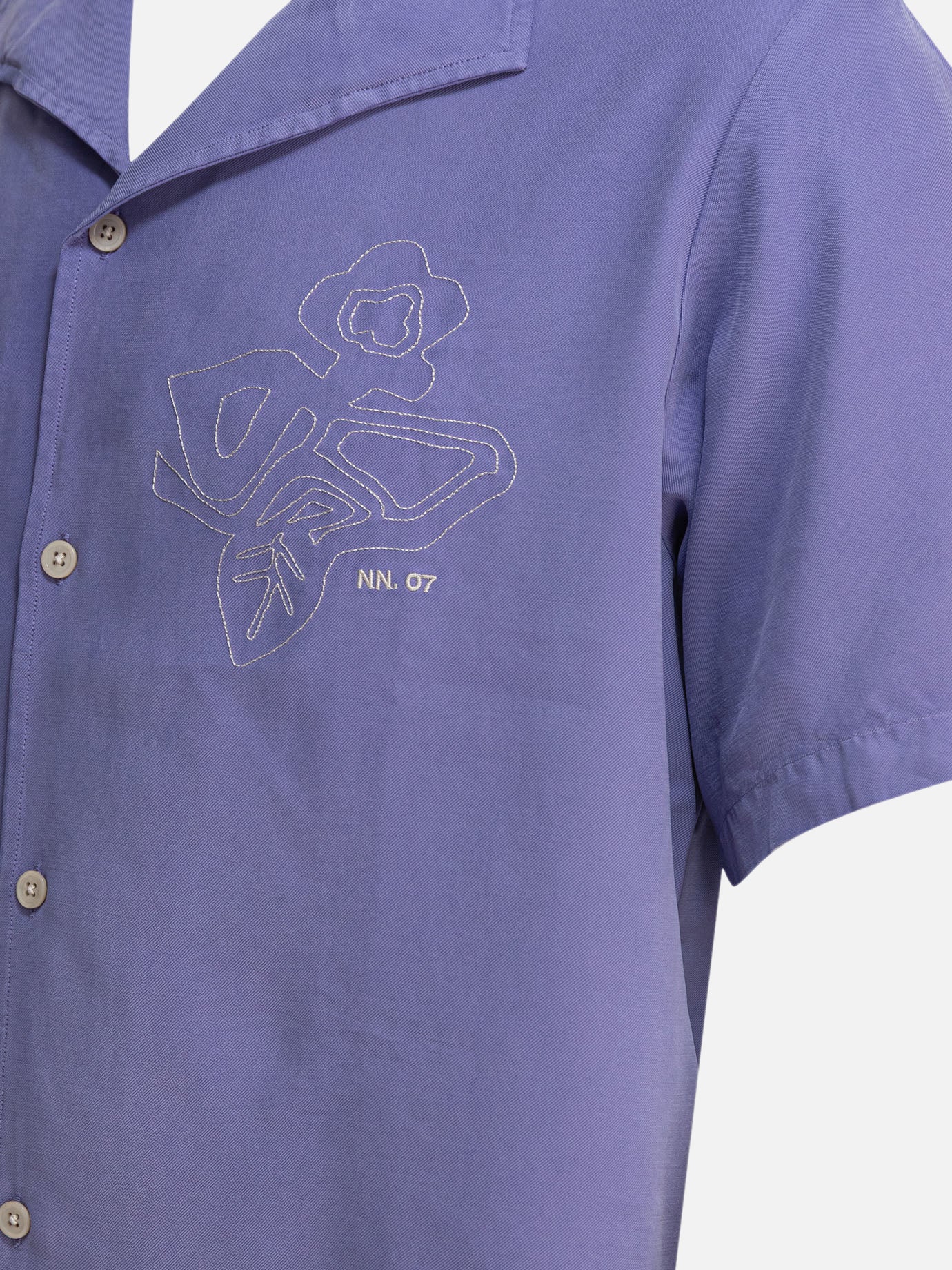 Camicie casual Solid colour Viola - NN.07 Uomo | PDP | VIETTI Online Store | Zoom-Modal_4